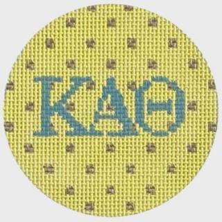 Mini Round - Kappa Alpha Theta by Kate Dickerson Needlepoint Collections (thumbnail)