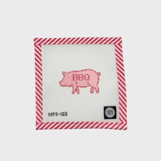BBQ Pig Canvas by Atlantic Blue Canvas (thumbnail)