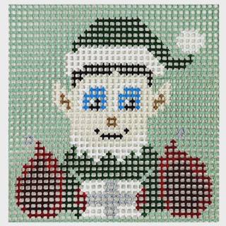 Stitchin' Littles Kit - Elf by Purple Palm Designs (thumbnail)