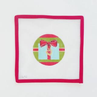 Blue Box Gift Ornament by Alice Peterson (thumbnail)