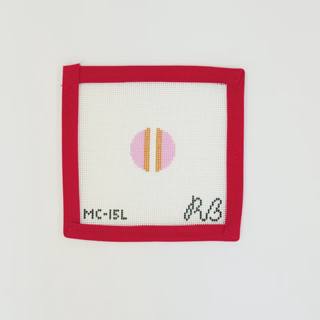 Orchid Simple Stripe - Key Fob Insert by Rachel Barri Designs (thumbnail)
