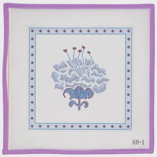 Blueberry Peony by Bargello Needlepoint (Designer) (thumbnail)