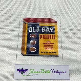 Old Bay ornament by Susan Battle Needlepoint (thumbnail)