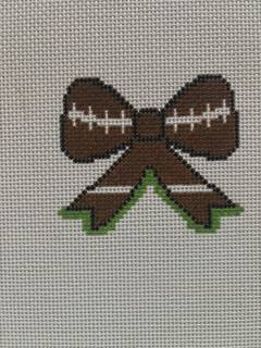 Bow Series - September/Football by Boxwood Needlepoint (thumbnail)