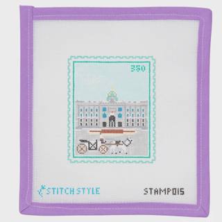 Vienna Hofburg Stamp by Stitch Style Needlepoint (thumbnail)
