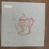 Grandma's Teapot Canvas by The Gingham Stitchery (thumbnail)