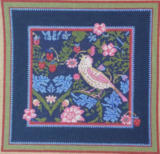 Sm Warbler Accomplice Pillow by Whimsy and Grace (thumbnail)