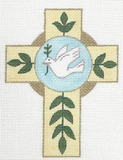 Cross with Doves by Patricia Sone (thumbnail)