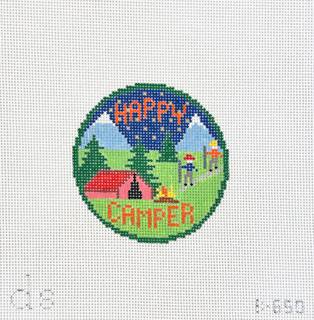 Happy Camper Canvas by Doolittle Stitchery (thumbnail)