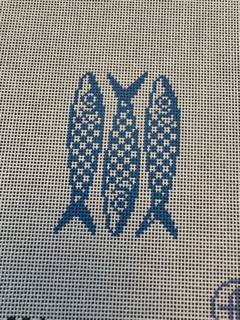 Checkered Sardines by Wheelhaus Needlepoint (thumbnail)