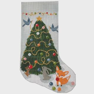 Woodland Creatures Stocking by KCN Designers (thumbnail)