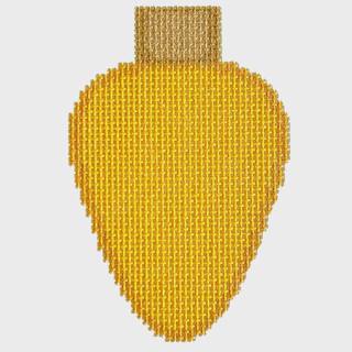 NTG TS497Y - Yellow Lightbulb by Two Sisters Needlepoint (thumbnail)