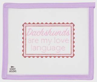 Dachshunds Are My Love Language by Rowdy Designs (thumbnail)