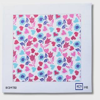 Patriotic Flowers Canvas by KCN Designers (thumbnail)