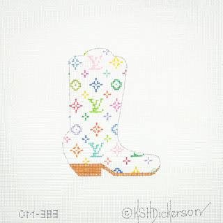 Louis Multi Mini Boot by Kate Dickerson Needlepoint Collections (thumbnail)