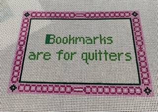 Bookmarks are for Quitters by Patti Mann (thumbnail)