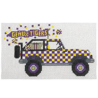 LSU Jeep by Wipstitch Needleworks (thumbnail)