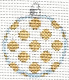 Mini Ball - White Gold/Coin Dot by Associated Talents (thumbnail)