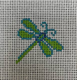 Needle Bug Dragonfly mini by M F Needlepoint (thumbnail)