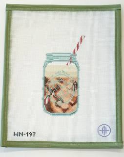 Frothy Coffee by Wheelhaus Needlepoint (thumbnail)