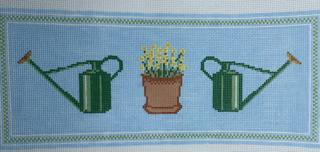Watering Cans with Daffodils by Goodpoint Needlepoint (thumbnail)
