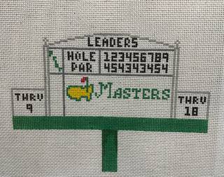 Masters Leaderboard by Pinpoint Needlepoint (thumbnail)