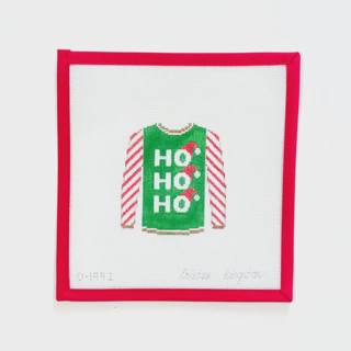 HoHoHo w red Stripe by Kristine Kingston (thumbnail)