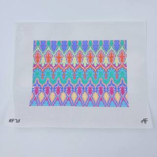Large Retro Clutch Canvas by Anne Fisher Needlepoint (thumbnail)