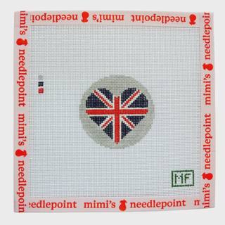 Heart Flag UK by M F Needlepoint (thumbnail)