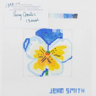 Pansy Coaster by Jean Smith Designs (thumbnail)