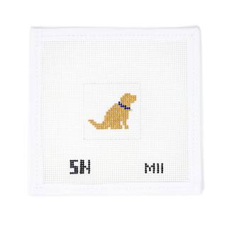 Yellow Lab Sit Mini by Kelly Clark Needlepoint (Colonial Needle) (thumbnail)