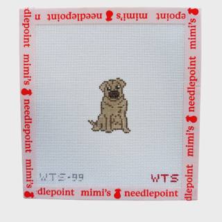 Mini Pug by What's the Stitch (thumbnail)