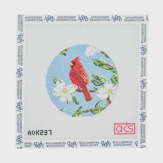 Cardinal Dogwood Round by Ann Kaye Studio (thumbnail)