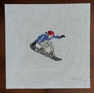 Snowboarder by Pip & Roo Needleworks (thumbnail)