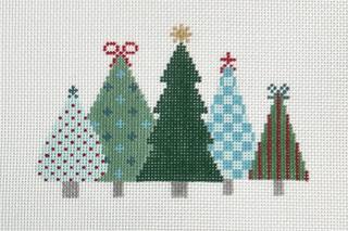 Line of Trees by Stitch Style Needlepoint (thumbnail)