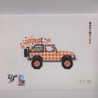 University of Texas Jeep by Wipstitch Needleworks (thumbnail)