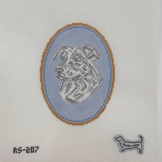 Australian Shepherd Cameo by Atlantic Blue Canvas (thumbnail)