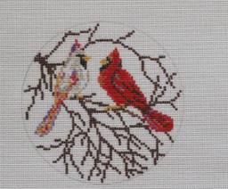 Snowy Cardinals by Atlantic Blue Canvas (thumbnail)