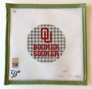 Oklahoma College Round by Wipstitch Needleworks (thumbnail)