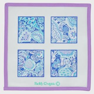 Blue Floral Coasters by Paddy Dugan (thumbnail)