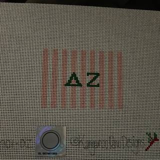 Stripe luggage tag insert-Delta Zeta 1901-DZ by Kangaroo Paw Designs (thumbnail)