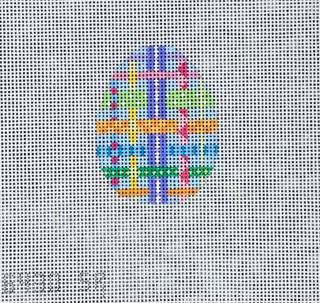 Susan Roberts Woven Ribbons Mini Egg* by Susan Roberts Needlepoint (thumbnail)