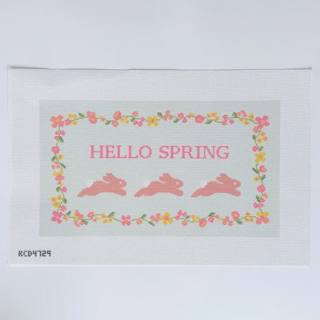 Hello Spring Printed Canvas by KCN Designers (thumbnail)