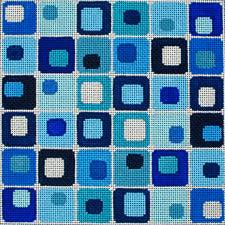 Big Retro Blue by Gone Stitching (thumbnail)