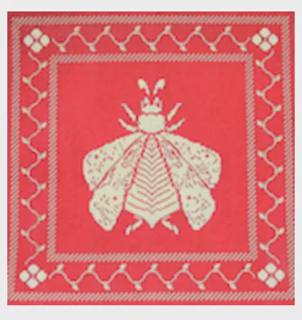 Whimsy and Grace Wg12165 N's Bee Square Pillow by Whimsy and Grace (thumbnail)