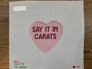 Say It In Carats Heart by Froopy Designs (thumbnail)