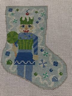 Sugar Sweet Blue Nutcracker Bauble Stocking by KCN Designers (thumbnail)