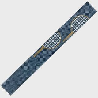 Tennis Rackets Loop Keychain - Navy by Elm Tree Designs (thumbnail)