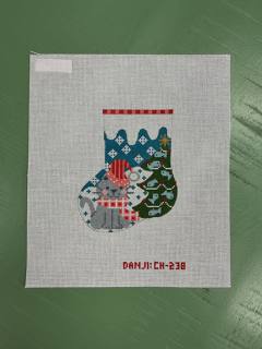 Cat Mini Stocking by Danji Designs (thumbnail)