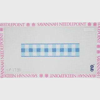 Gingham Key Fob by Goodpoint Needlepoint (thumbnail)